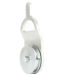 Açık Yüz Köşe Bloğu Makara 100 MM Çelik