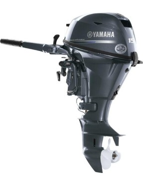 Yamaha F15CMHL Uzun Şaft İpli Deniz Motoru