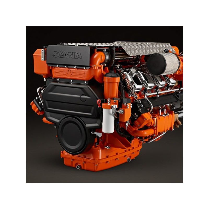 Scania DI09 072M. 221 kW (300 hp) Dizel Deniz Motoru