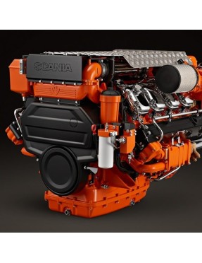Scania DI13 070M. 368 kW (500 hp) Dizel Deniz Motoru