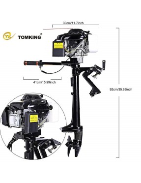 Tomking TK144FCP 4 HP 4 Zamanlı Pro Şaft Motor